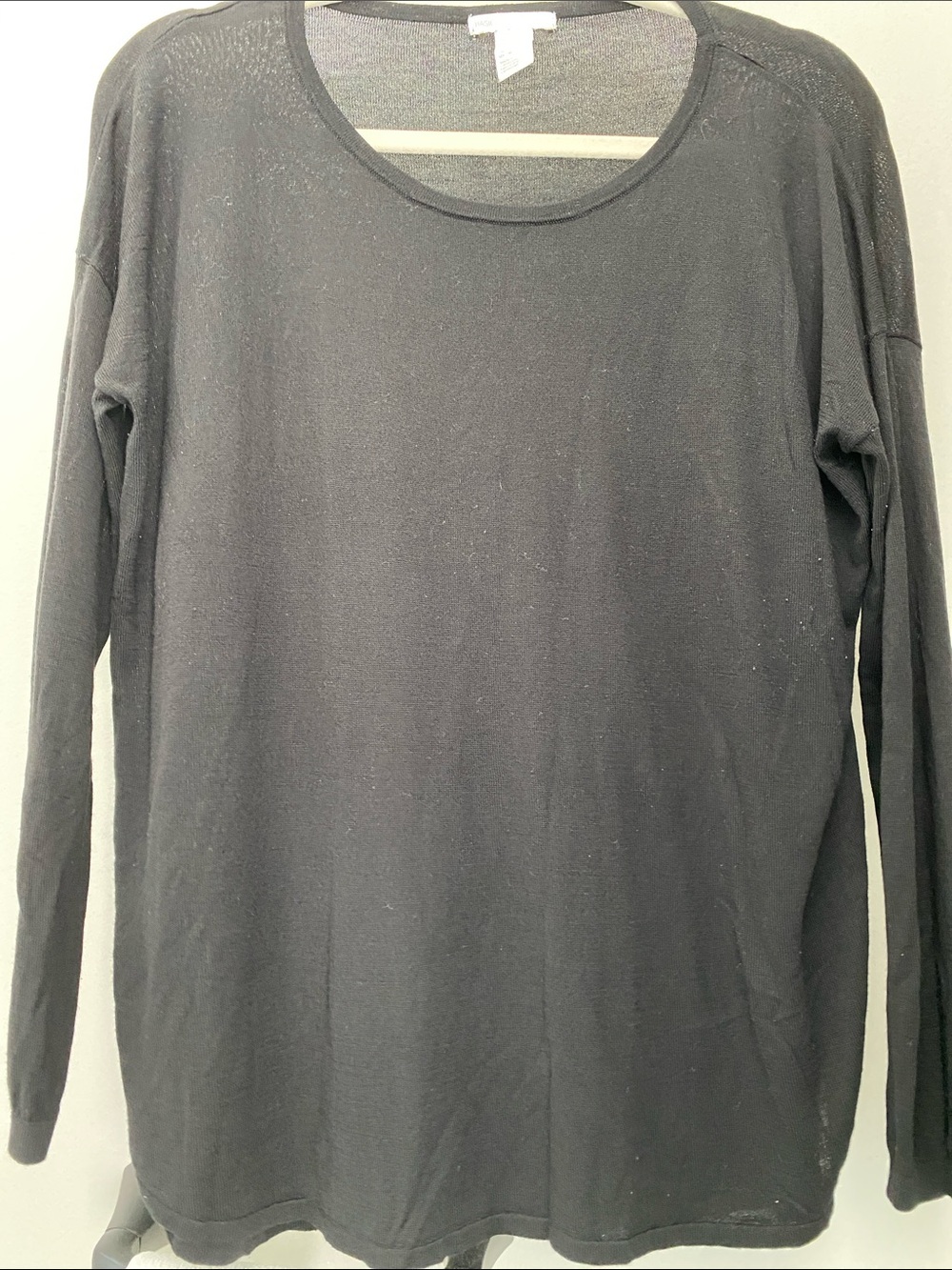H&M Black Crewneck Knit Sweater